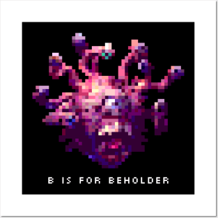 B is for Beholder Posters and Art